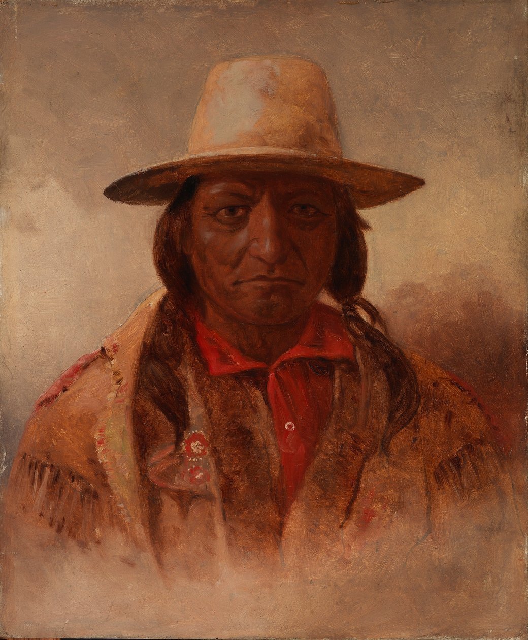 Sedící býk od Julian Scott