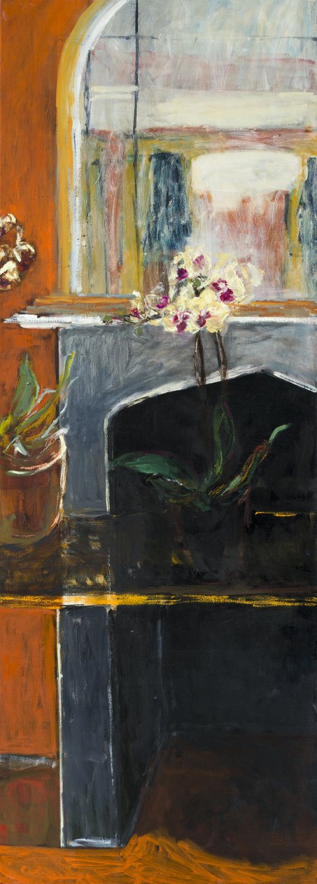 Interiér s orchidejí, 2016, od Julie Held