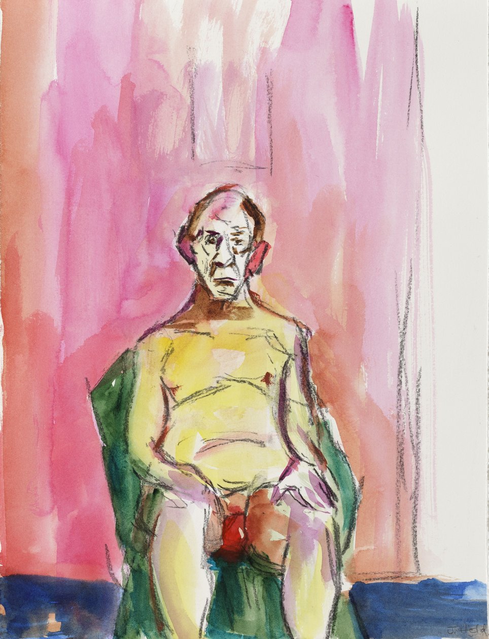 Mužský akt, 2015, od Julie Held