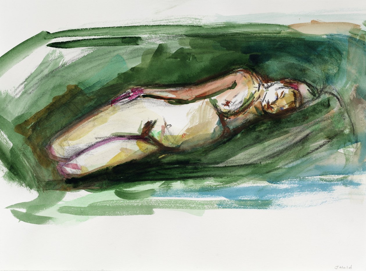 Ležící akt, 2015, od Julie Held