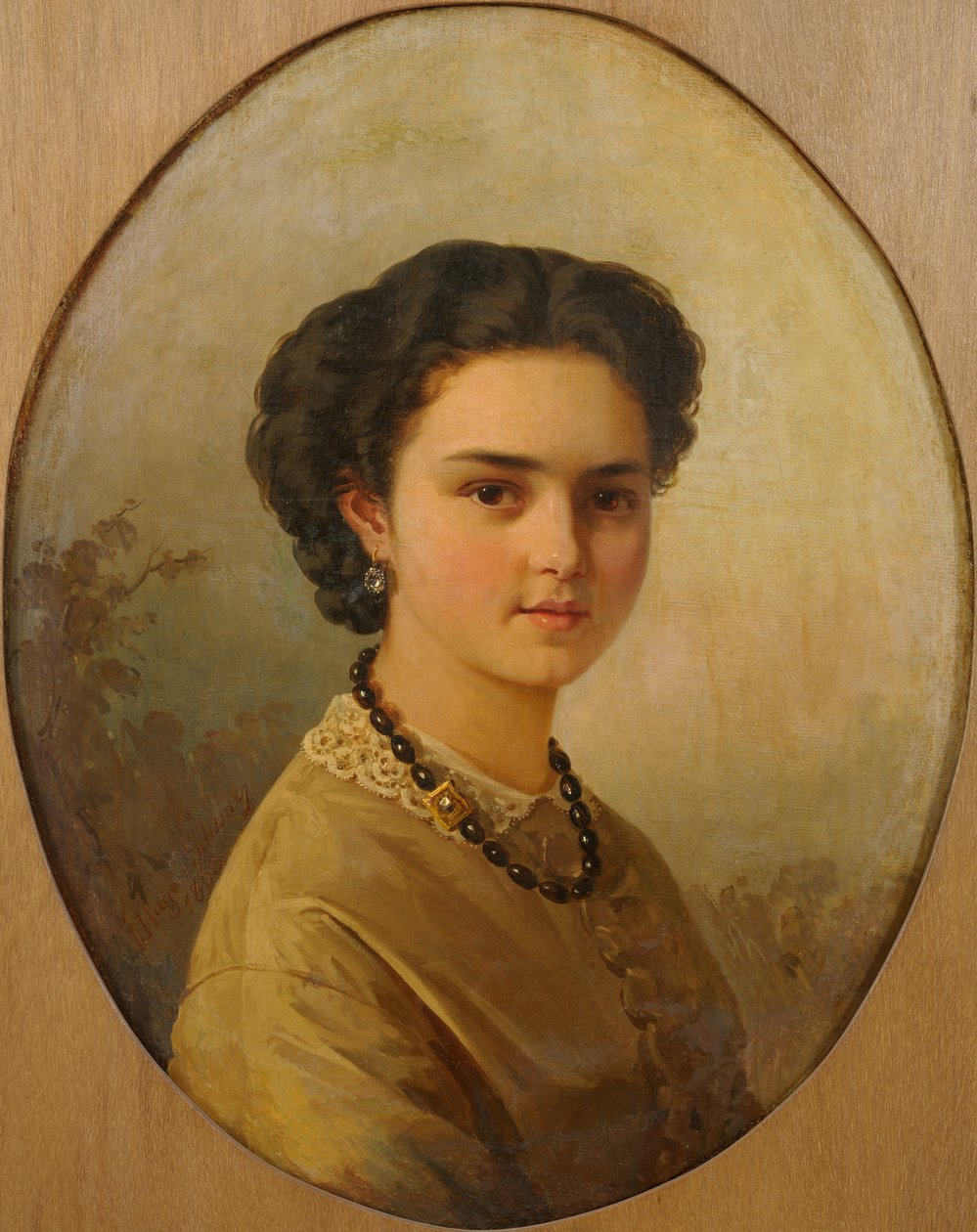 Portrét dámy od Julie Wilhelmine Hagen Schwarz