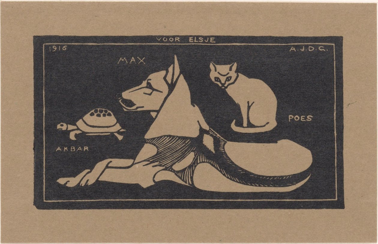 Akbar, Max, Poes (název na objektu) od Julie de Graag