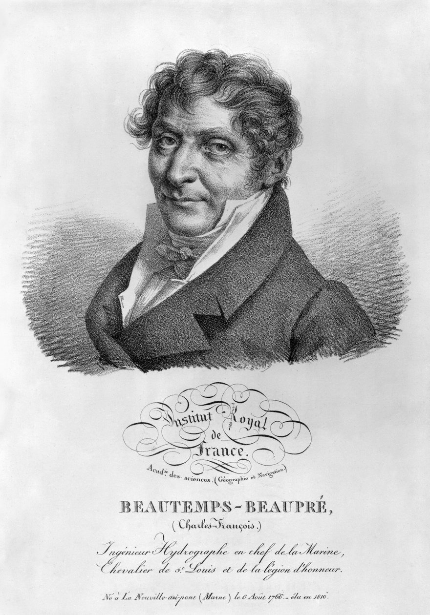 Charles de Beautemps-Beaupre (1766-1854) z knihy "Recueil de portraits de personnages celebres". od Julien Leopold Boilly