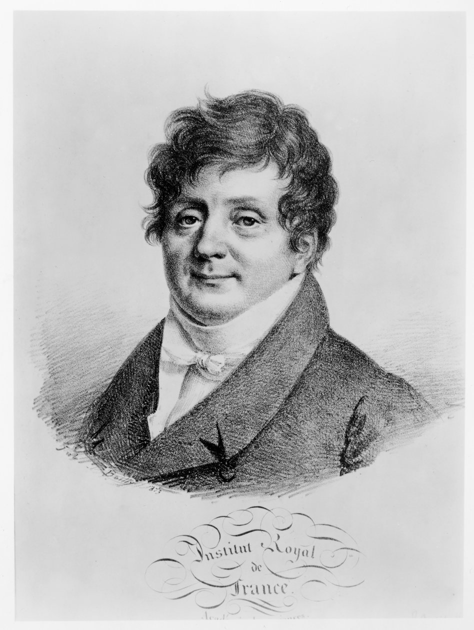 Joseph Fourier (1768-1830) ze „Sbírky portrétů slavných akademiků“, 1823 od Julien Leopold Boilly