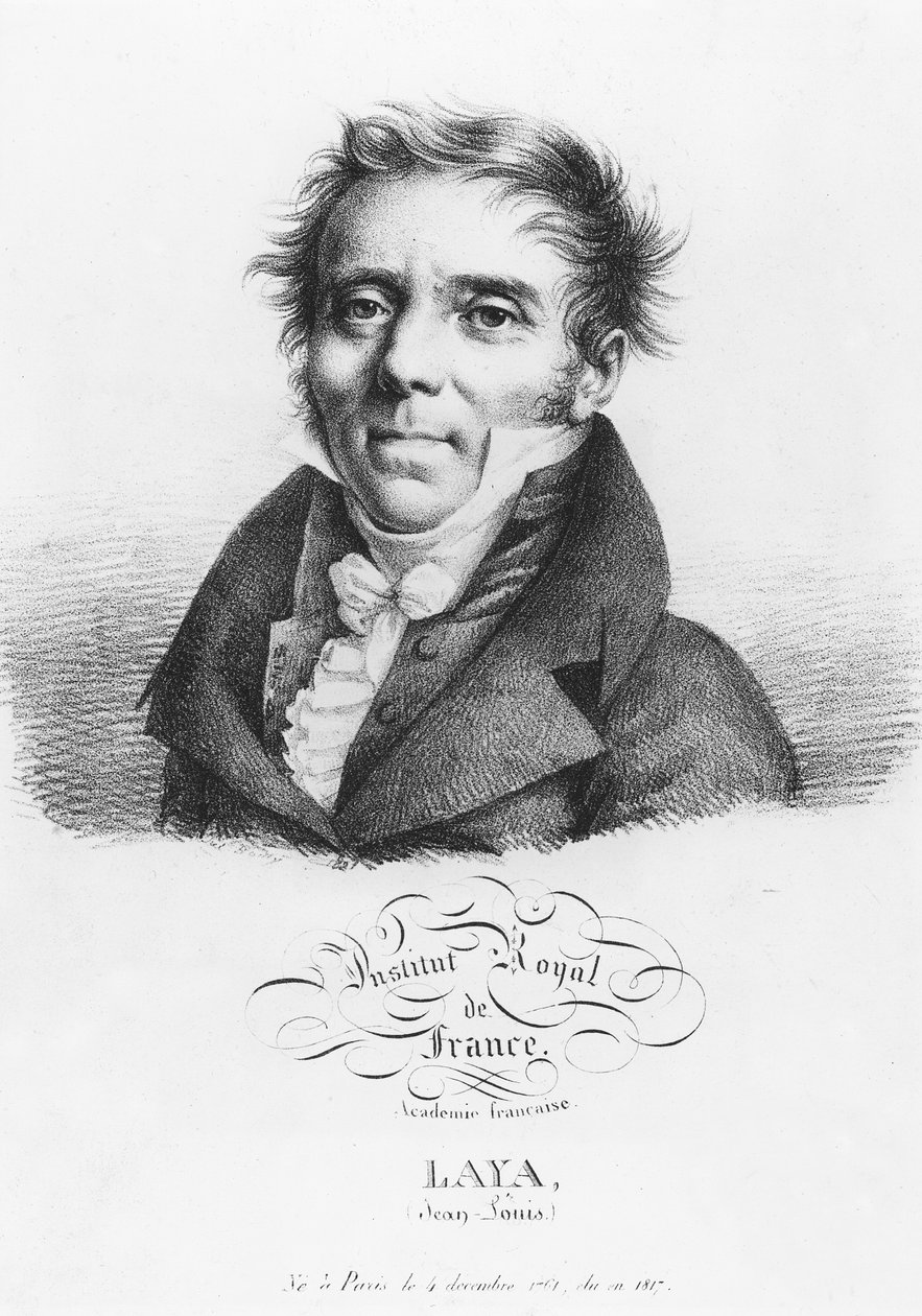 Portrét Jean-Louis Laya od Julien Leopold Boilly