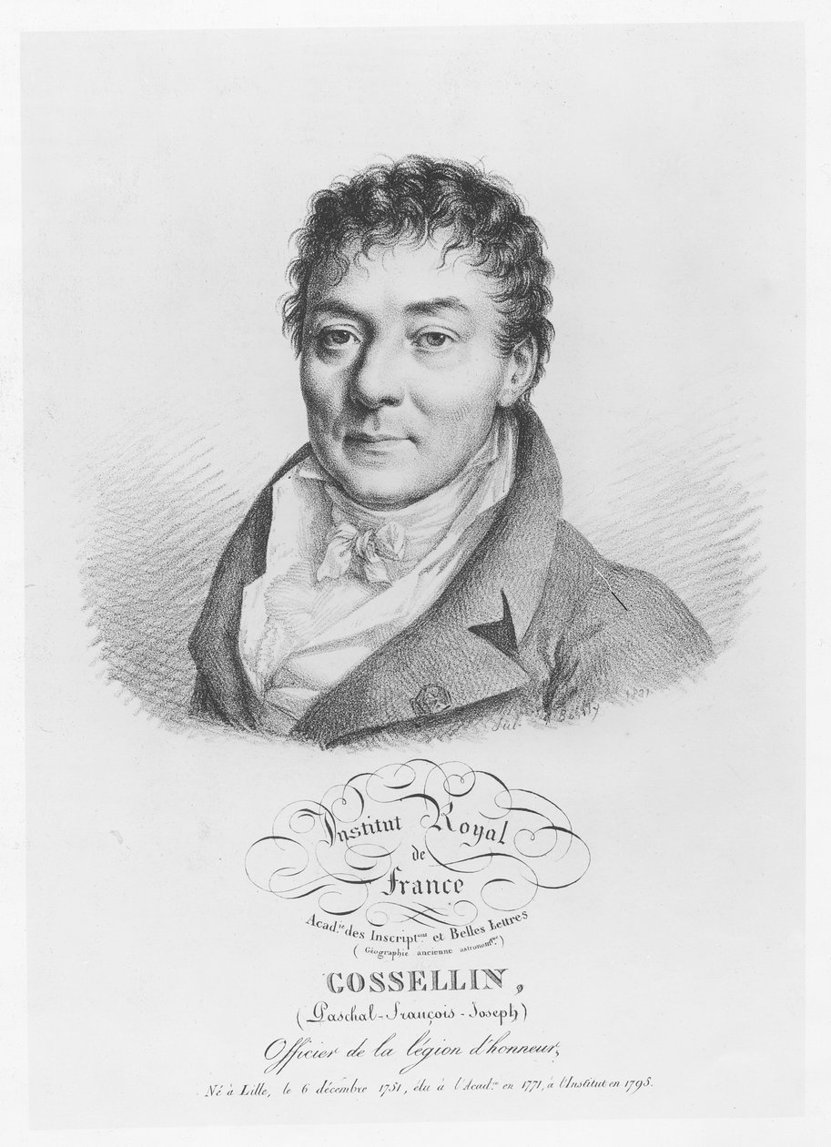 Portrét Pascala Josepha Françoise Gosselina, 1821 od Julien Leopold Boilly