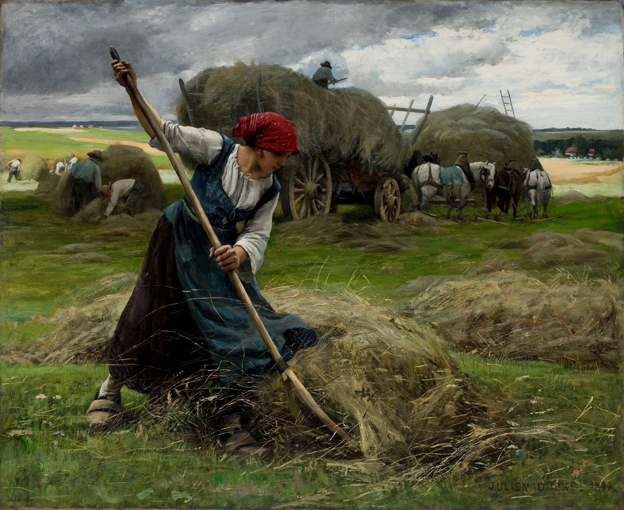 Scéna senoseče od Julien Dupre
