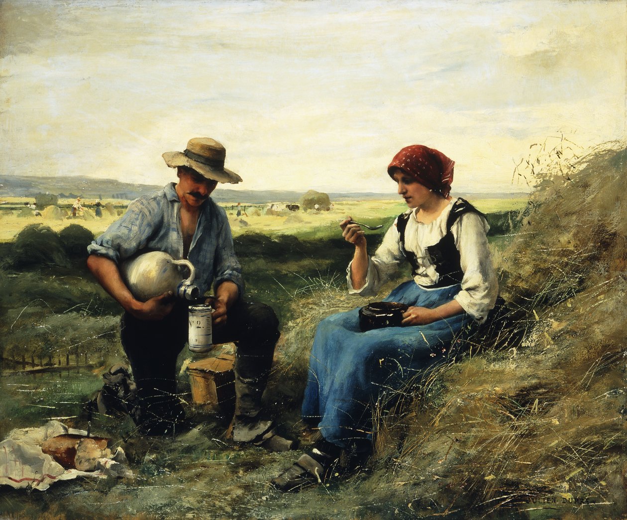 Polední hostina, od Julien Dupre