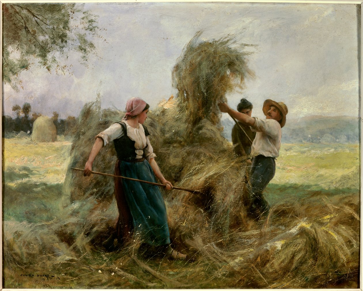 Seno. Obraz Juliena Dupreho (1851-1910) od Julien Dupre