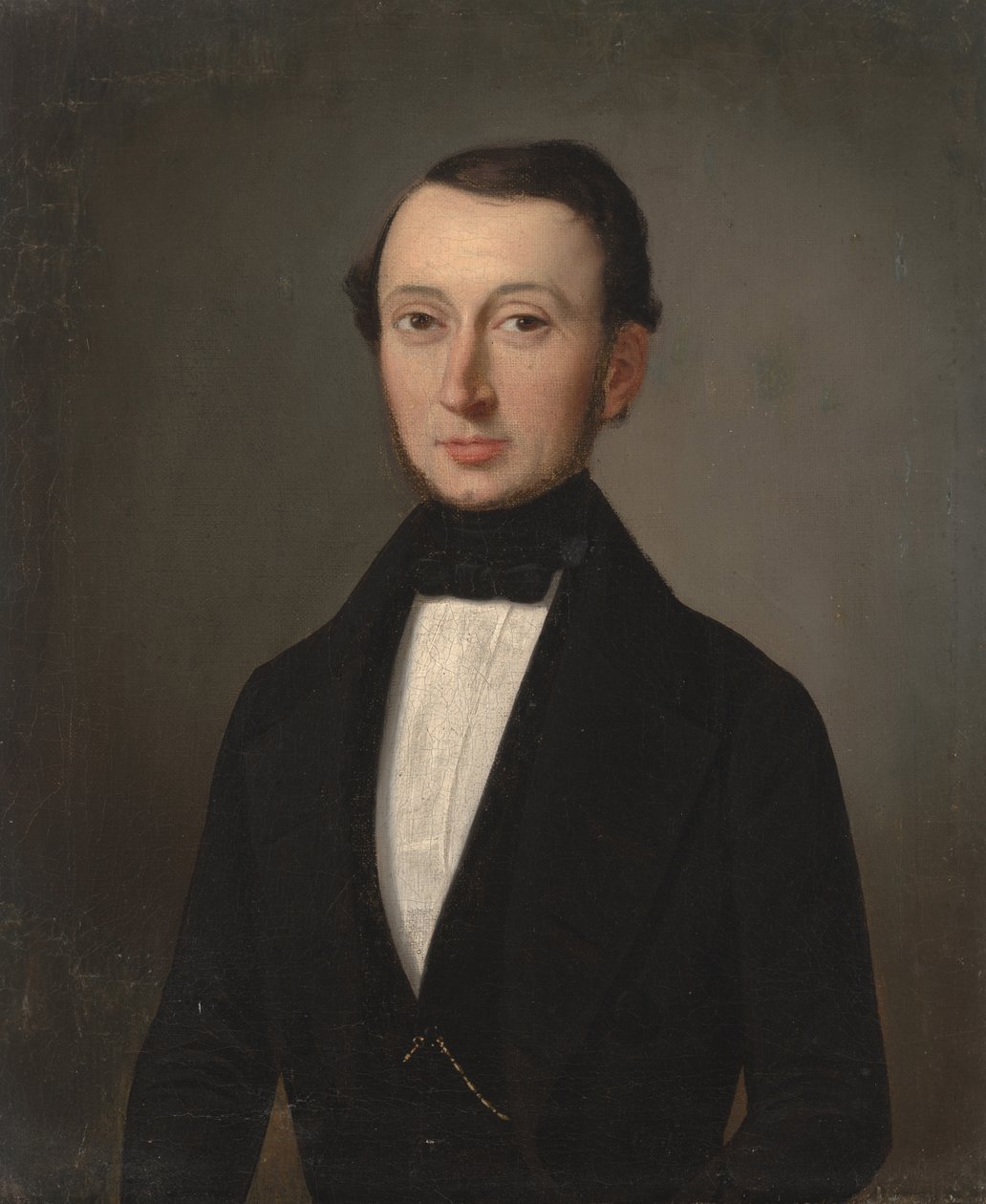 Portrét kreolského gentlemana, cca 1835-37 (olej na plátně) od Julien Hudson