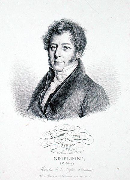 Francois Adrien Boieldieu (1775-1834) 1828 (litho) od Julien Leopold (after) Boilly