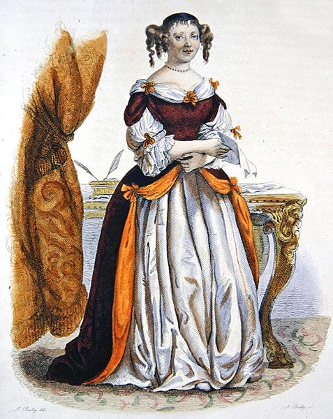 Portrét paní de Sevigne od Julien Leopold (after) Boilly