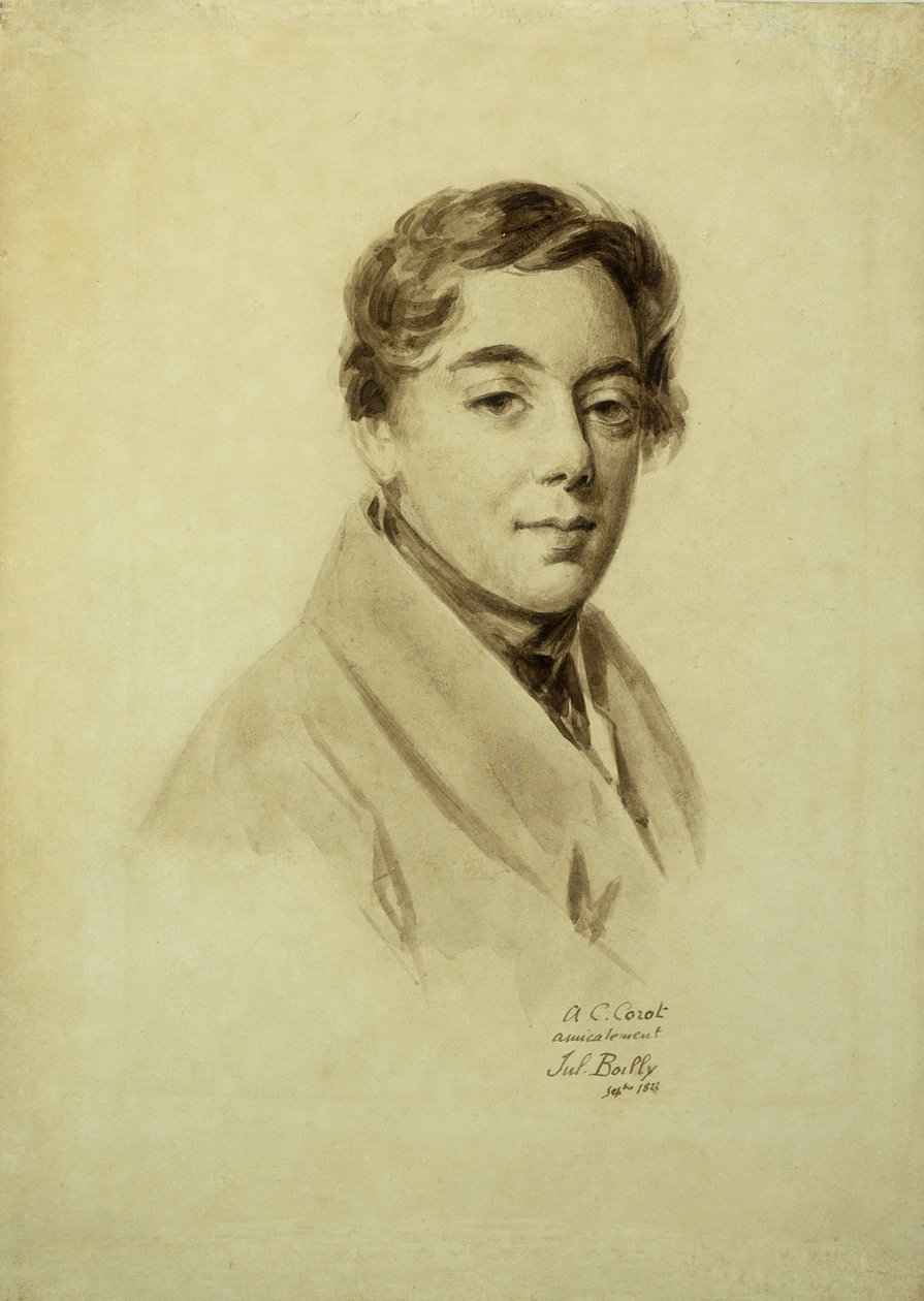Camille Jean Baptiste Corot, 1822 od Julien Leopold Boilly