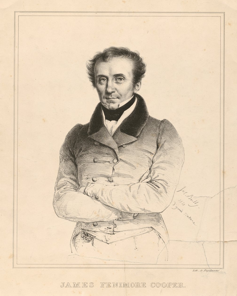 James Fenimore Cooper od Julien Leopold Boilly