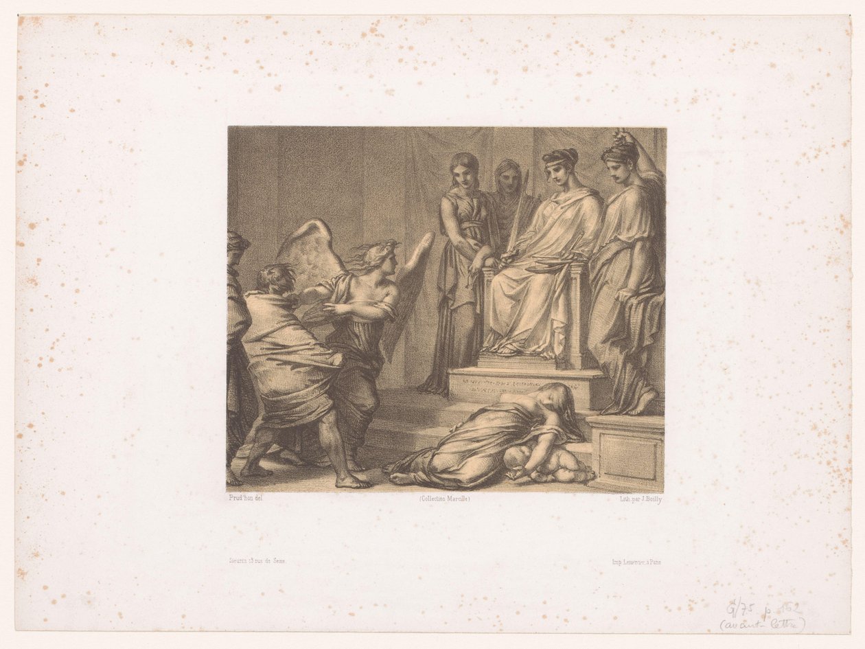 Nemesis en Themis od Julien Leopold Boilly