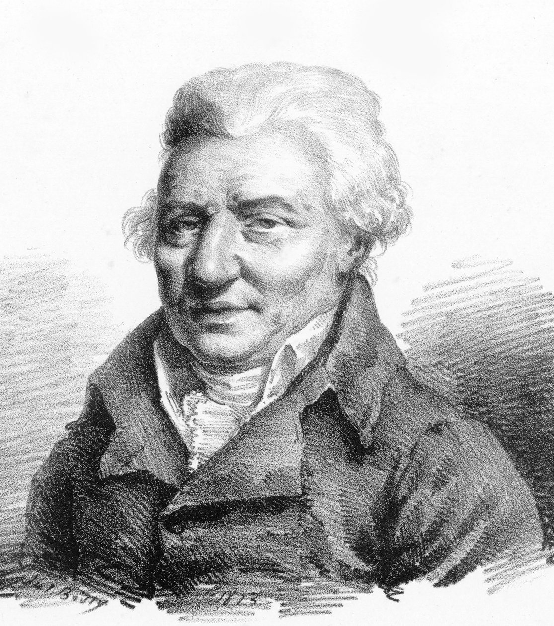Portrét skladatele Pierra-Alexandra Monsignyho 1729-1817, 1823. od Julien Leopold Boilly