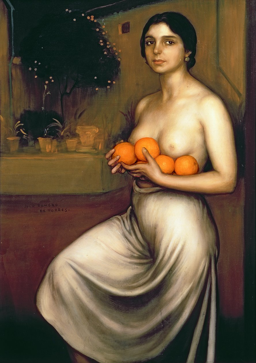 Pomeranče a citrony od Julio Romero de Torres