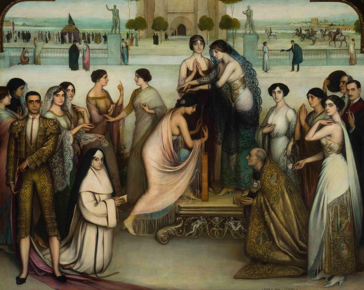 Svěcení dvojverší, 1911-1912. od Julio Romero de Torres