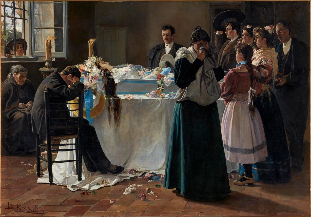 Podívejte se, jak byla hezká, 1895. od Julio Romero de Torres