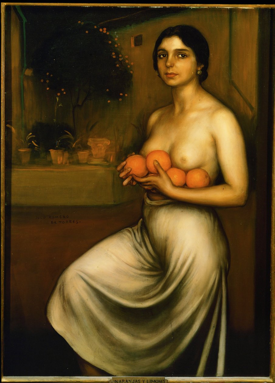 Pomeranče a citrony (malba) od Julio Romero de Torres