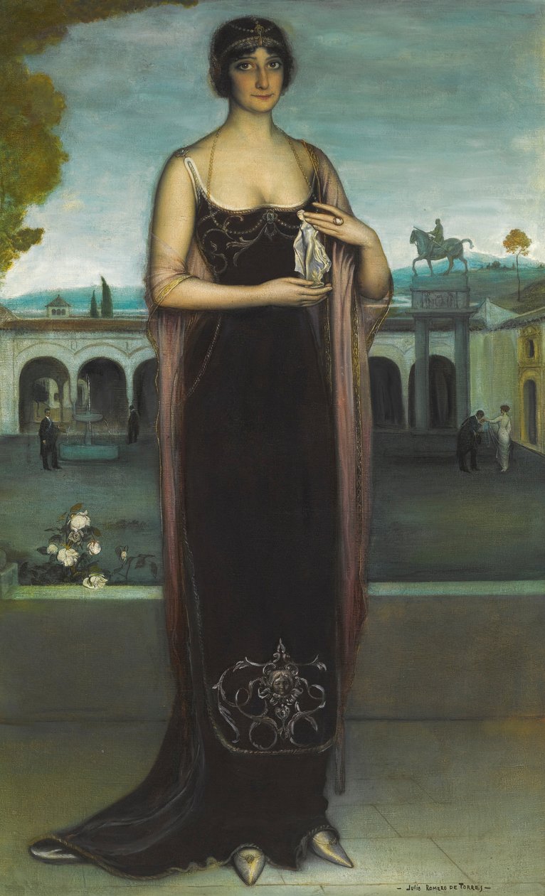 Portrét Adely Carboné 1890-1960, c. 1911. od Julio Romero de Torres