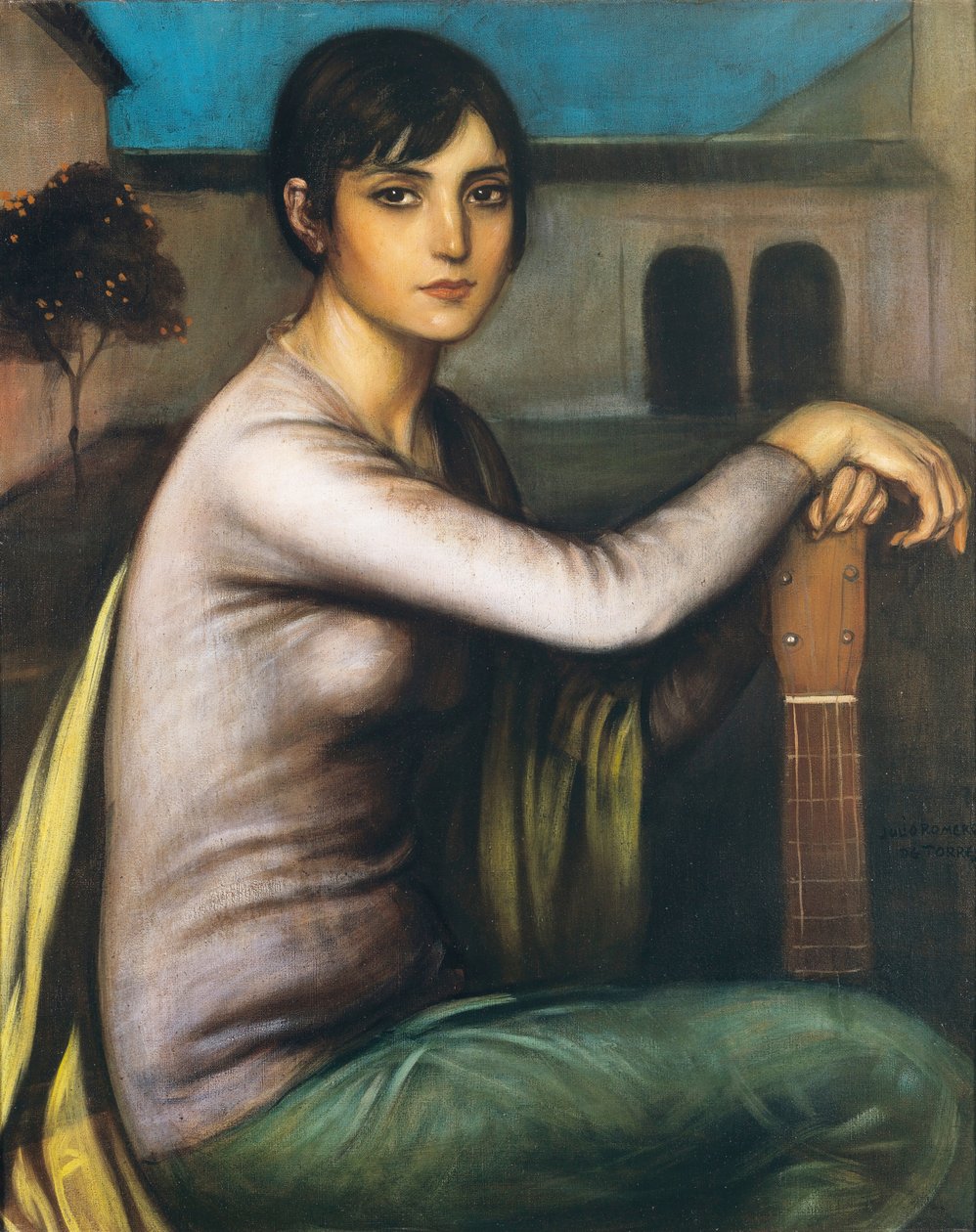 Melancholie Andaluského smutku, cca 1925-1928. od Julio Romero de Torres