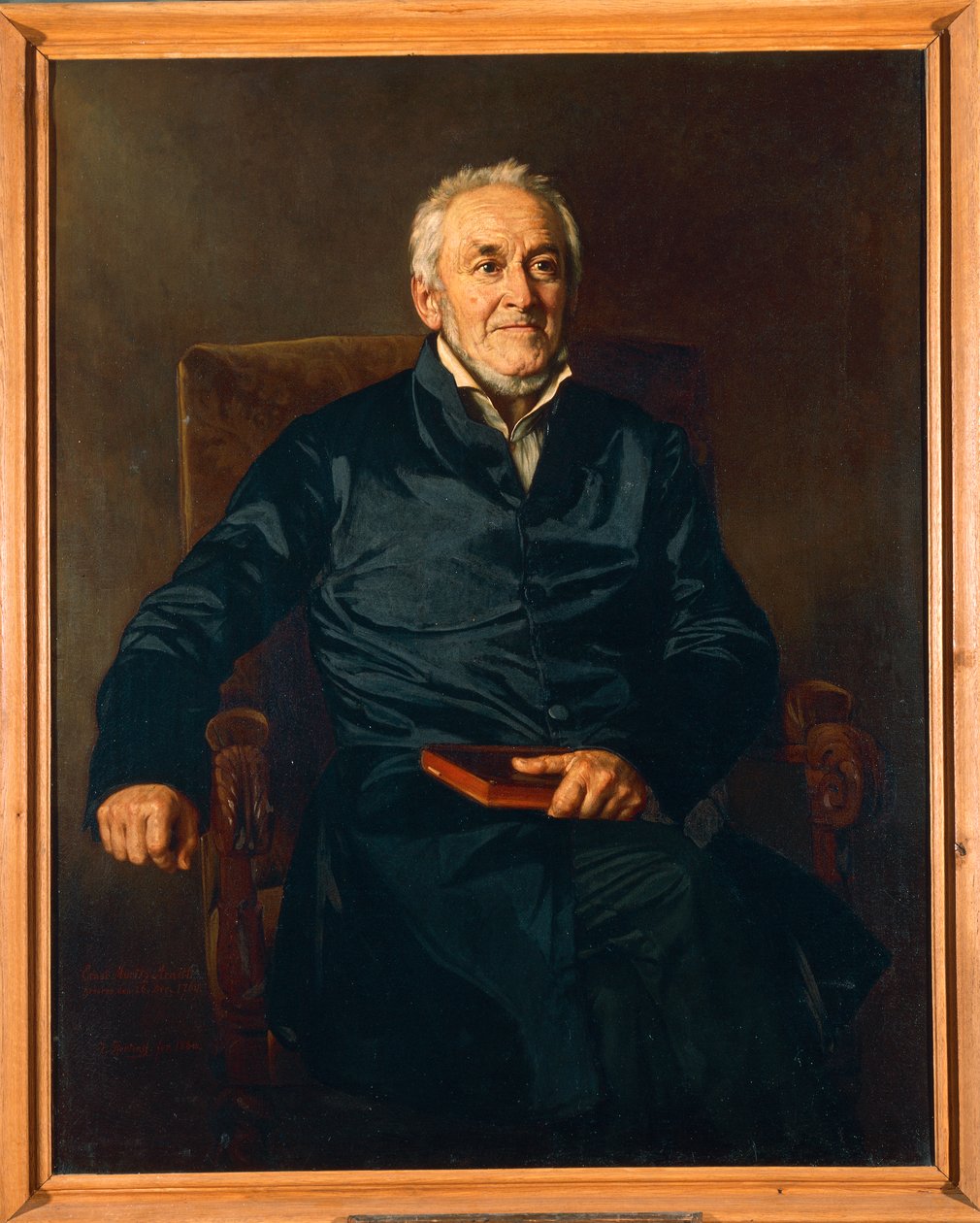 Ernst Moritz Arndt (olej na plátně) od Julis Amatus Roeting