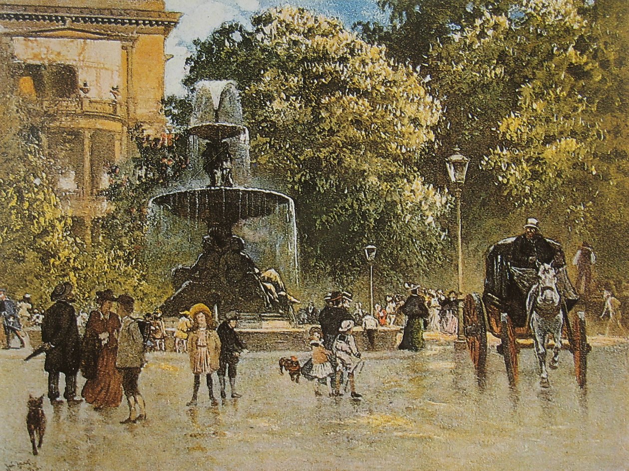 Kemperplatz, starý Berlín, 1889 ? od Julius Jacob