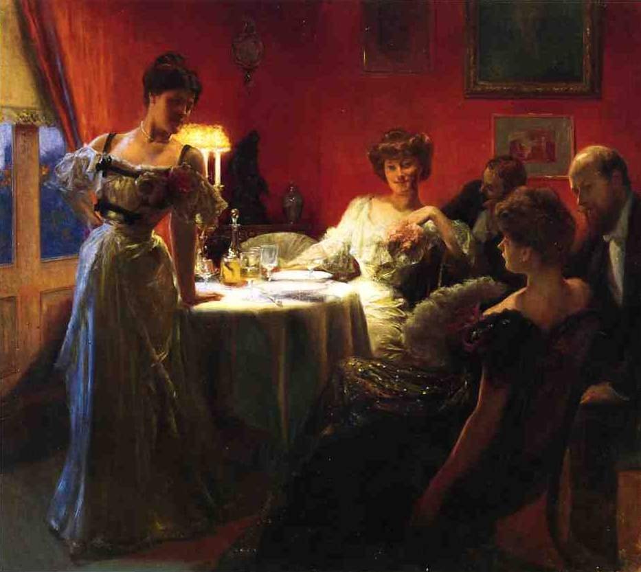 Večeře od Julius Leblanc Stewart
