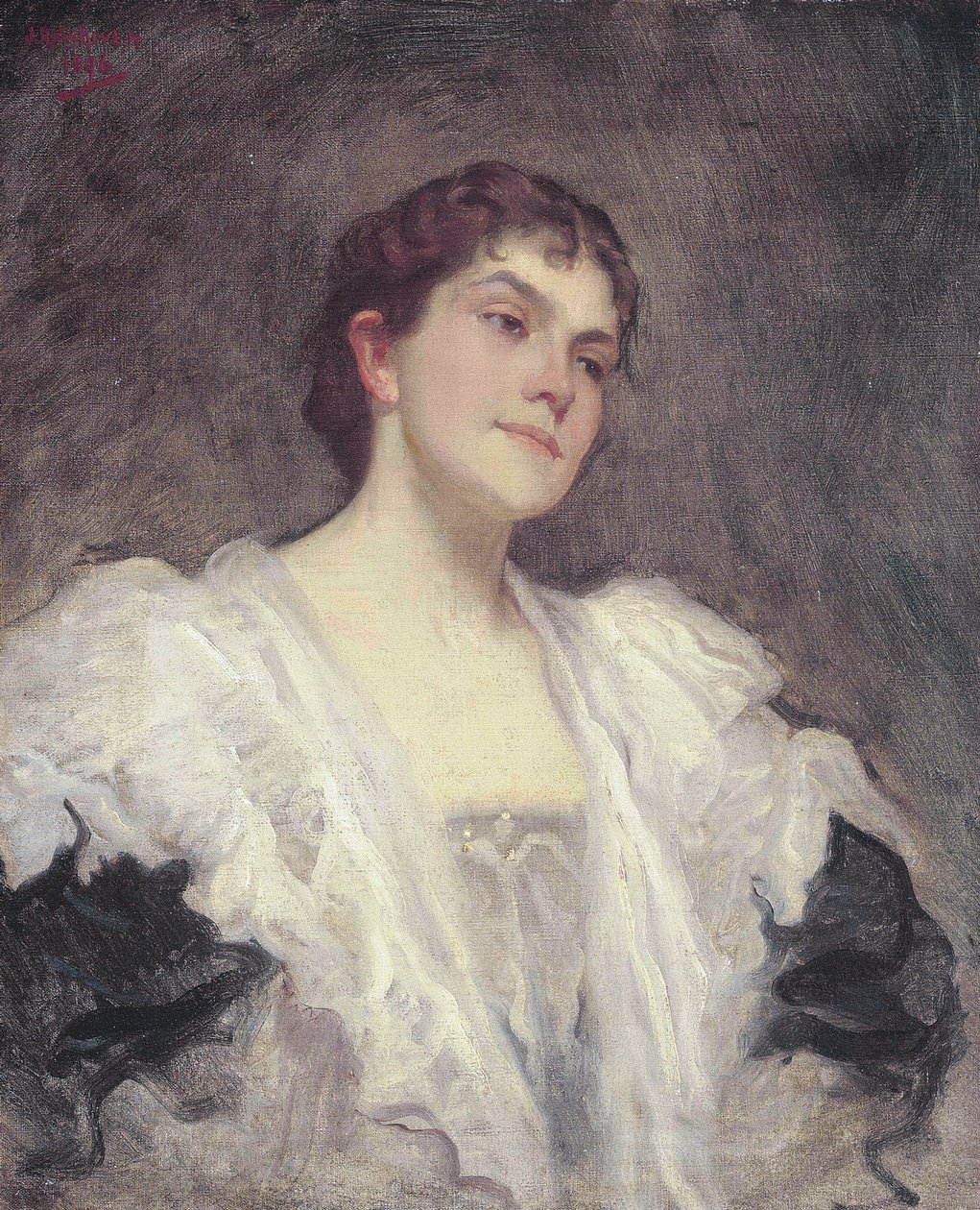 Zpěvačka Lady Lillian June Henschel rozená Bailey od Julius C. Rolshoven