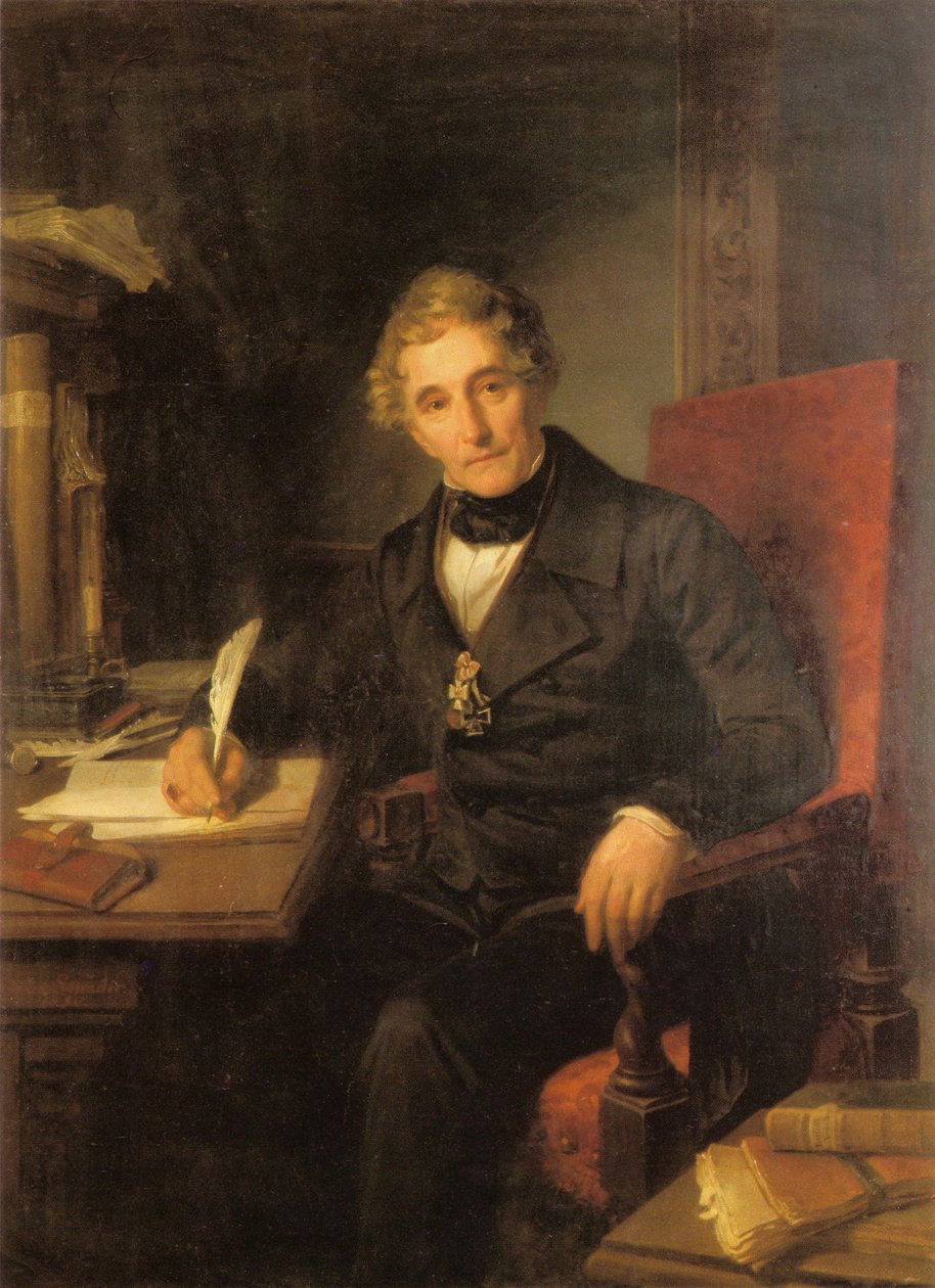 Portrét Heinricha Andrease de Cuvryho (1785-1869) od Julius Schrader
