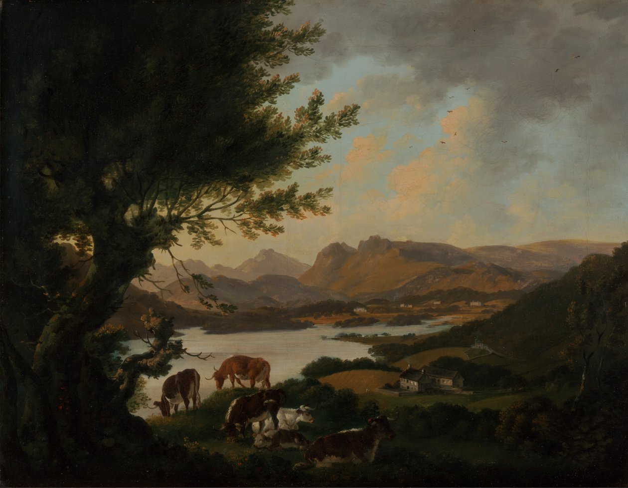 Jezero Windermere od Julius Caesar Ibbetson