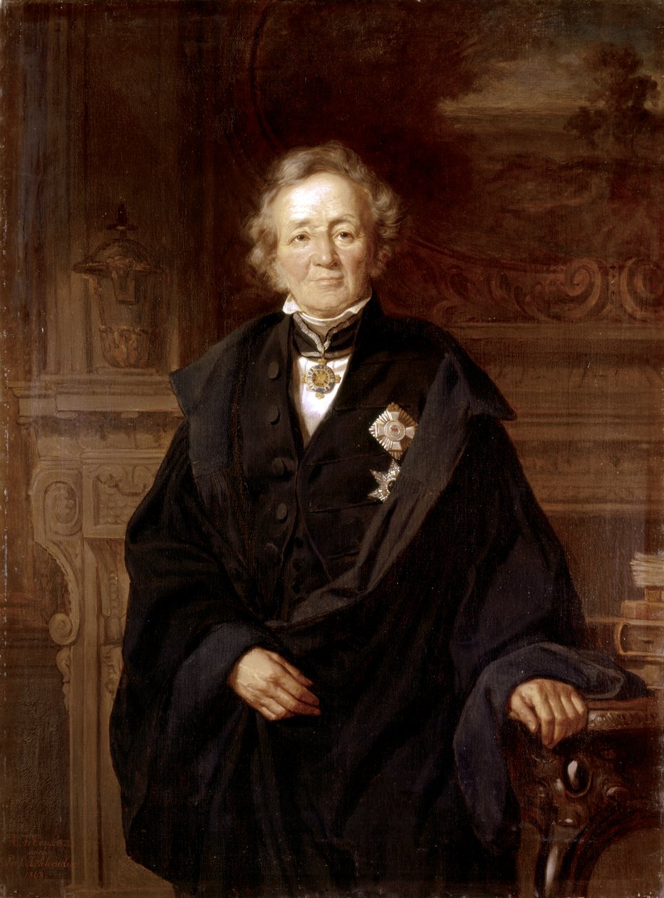 Leopold von Ranke : Portrét 1868 (olej) od Julius Friedrich Anton Schrader