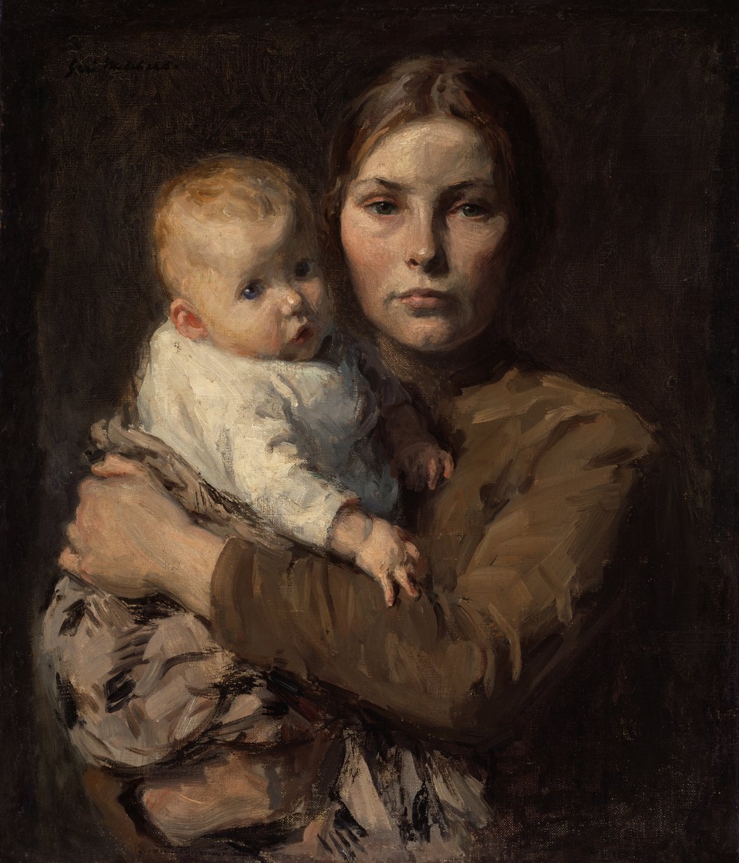 Matka a dítě od Julius Gari Melchers