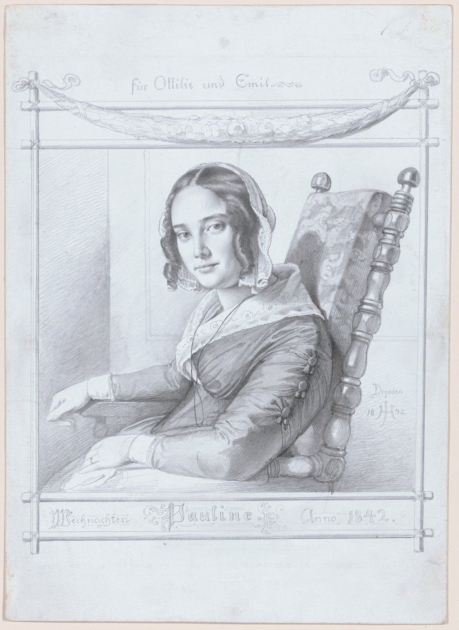 Pauline, manželka umělce od Julius Hubner