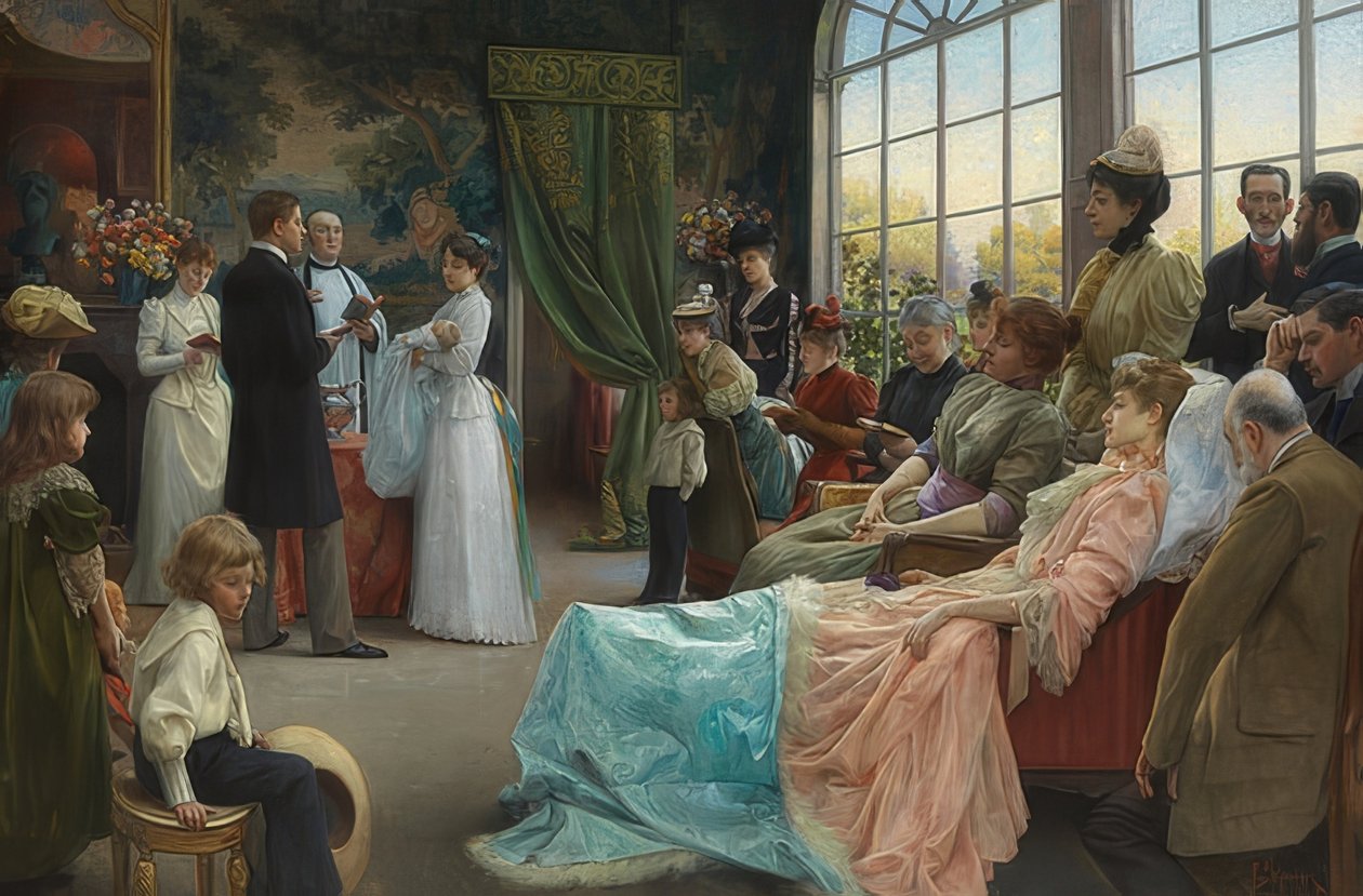 Křest. 1892 od Julius Leblanc Stewart
