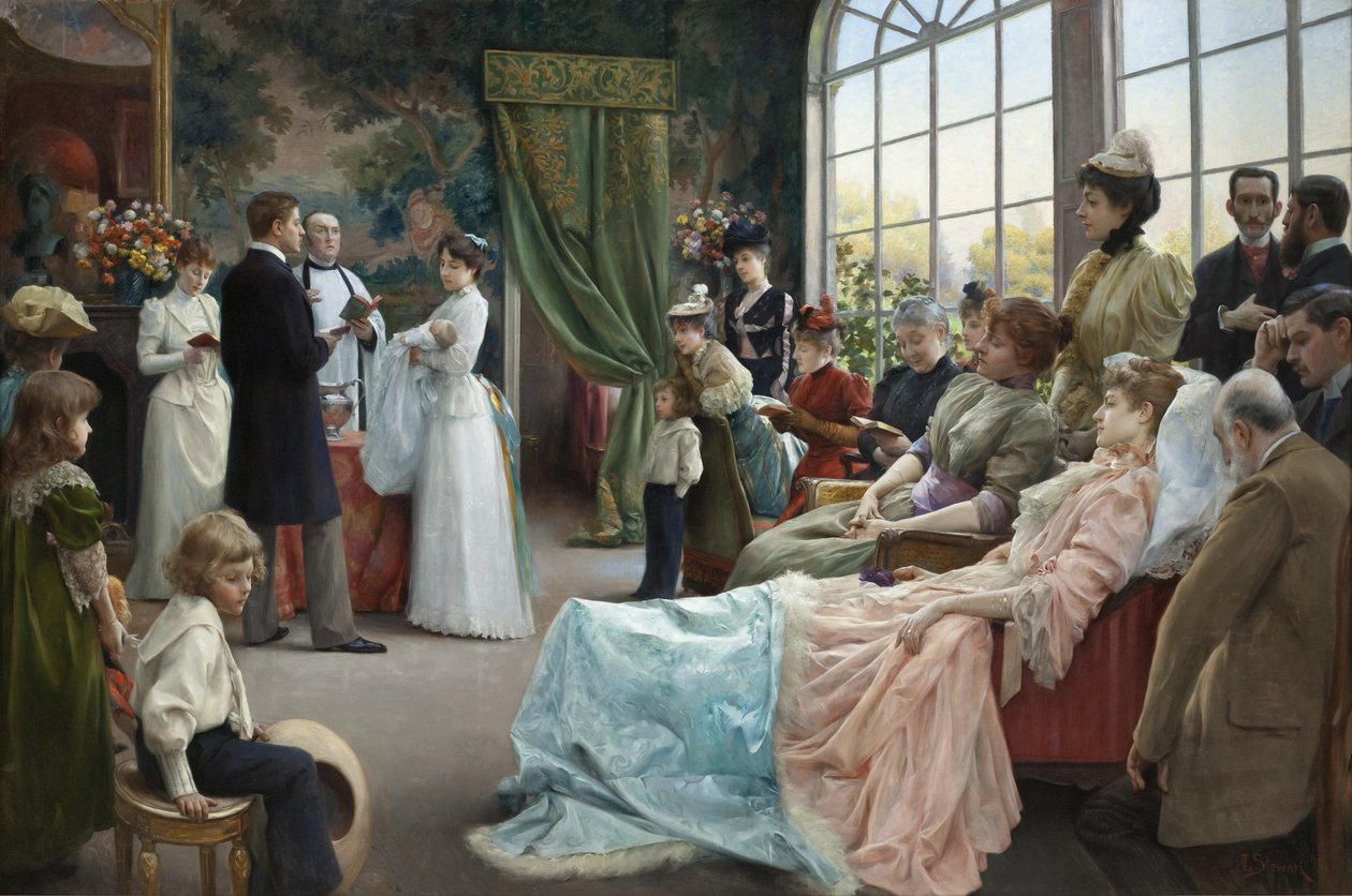 Křest, 1892 od Julius Leblanc Stewart