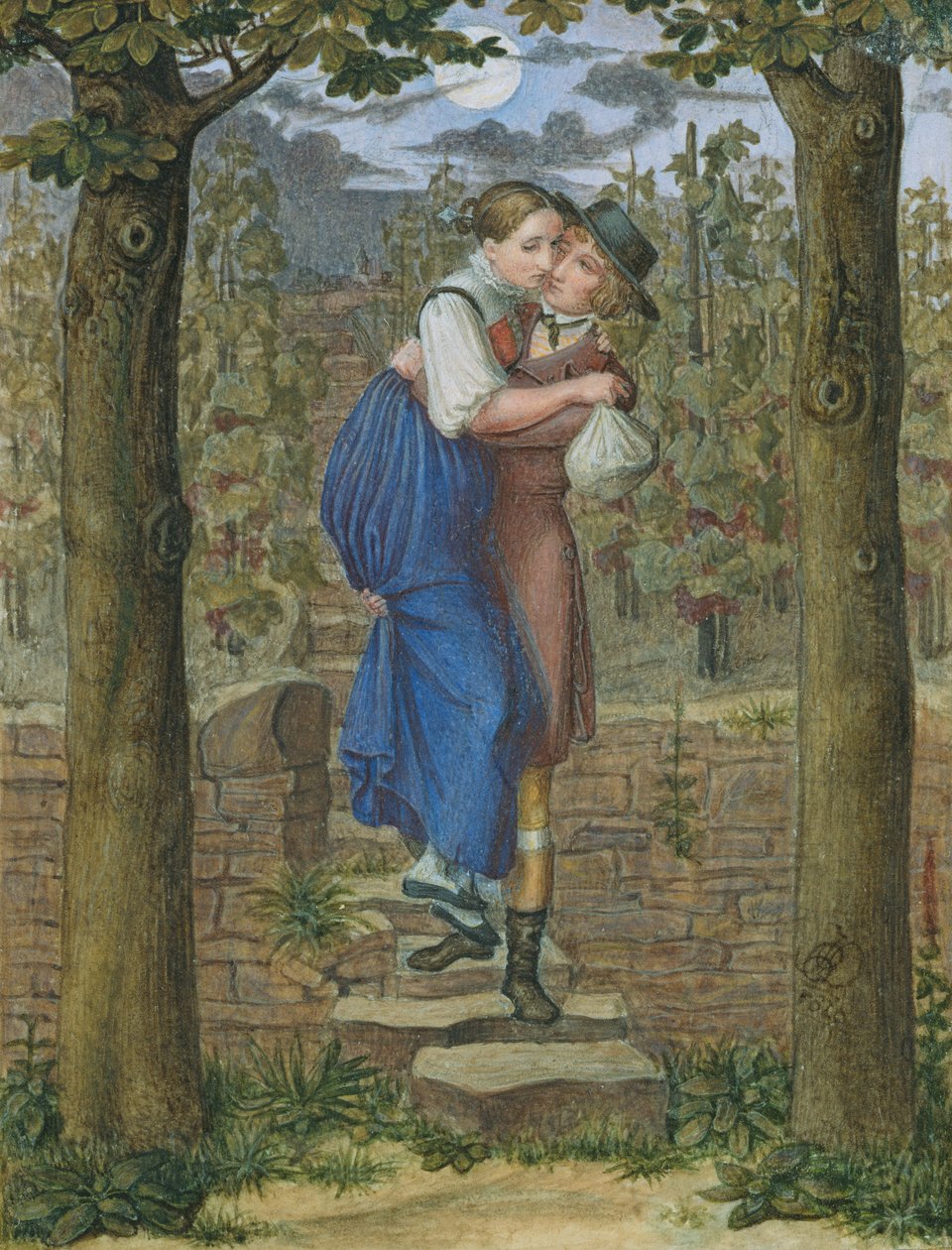 Hermann a Dorothea, 1828 od Julius Oldach