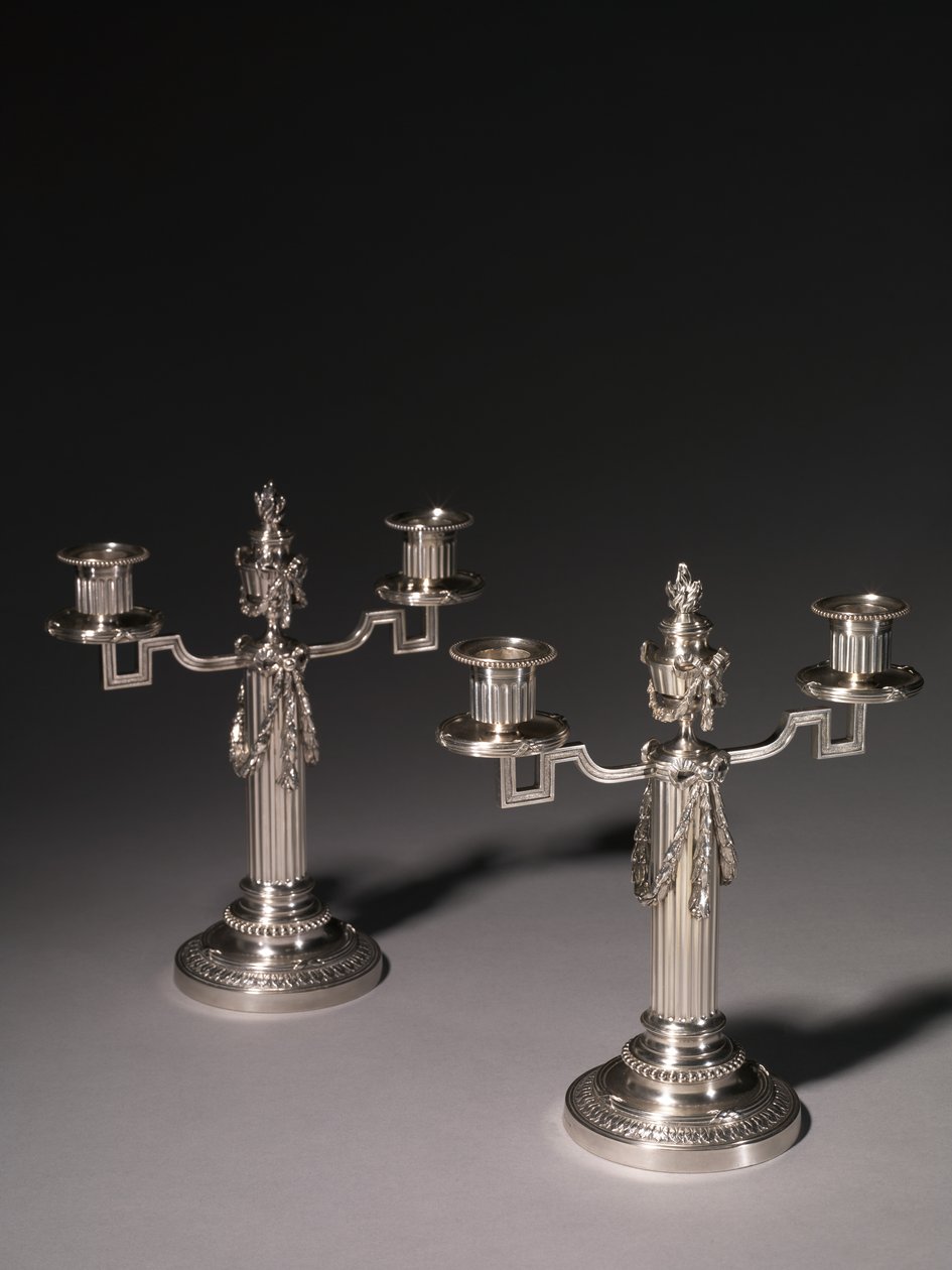 Candelabrum, firma Peter Carl Fabergé od Julius Rappoport