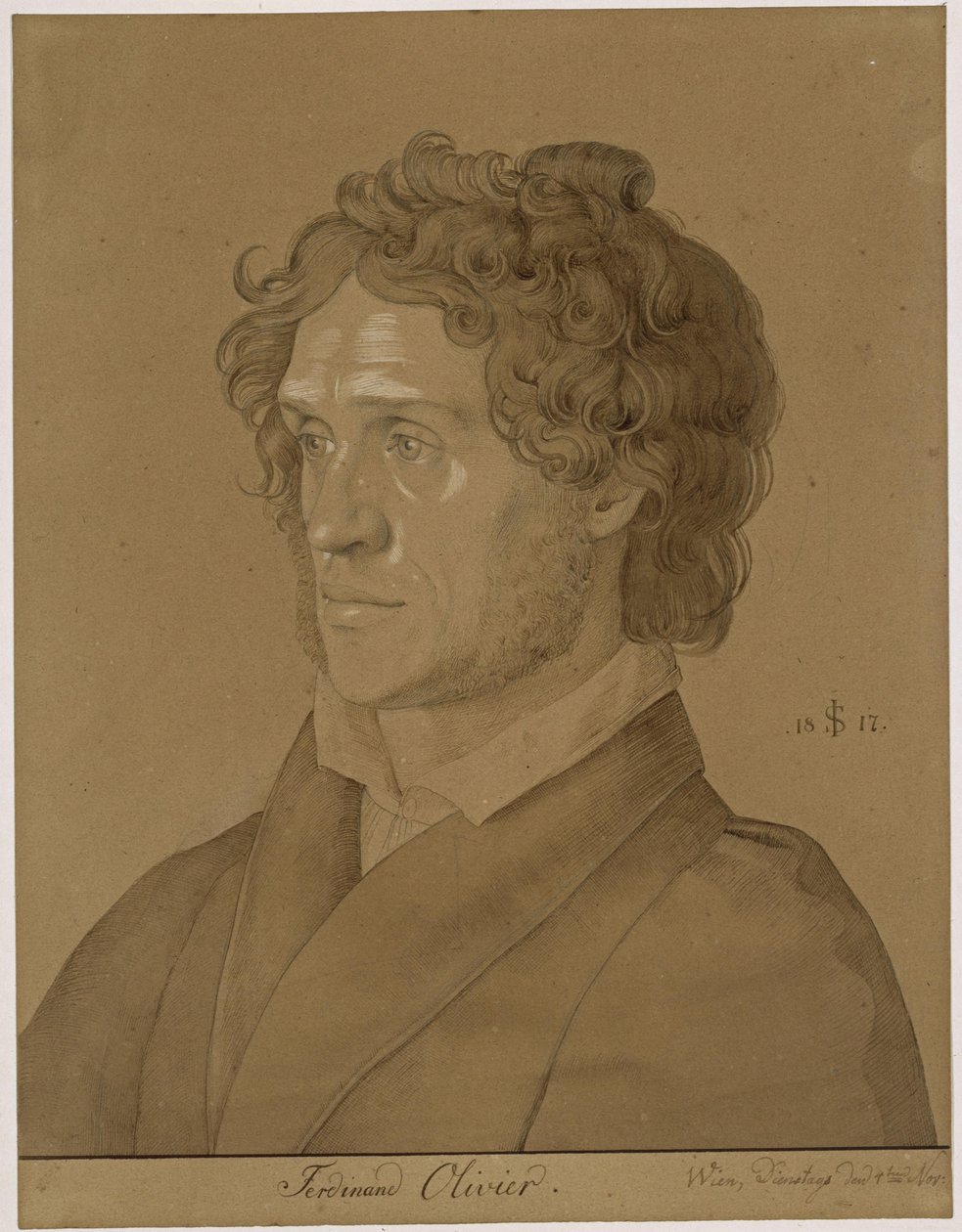 Portrét Ferdinanda Oliviera od Julius Schnorr von Carolsfeld
