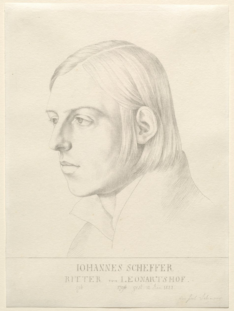 Johann Evangelista Scheffer von Leonhardshoff od Julius Schnorr von Carolsfeld