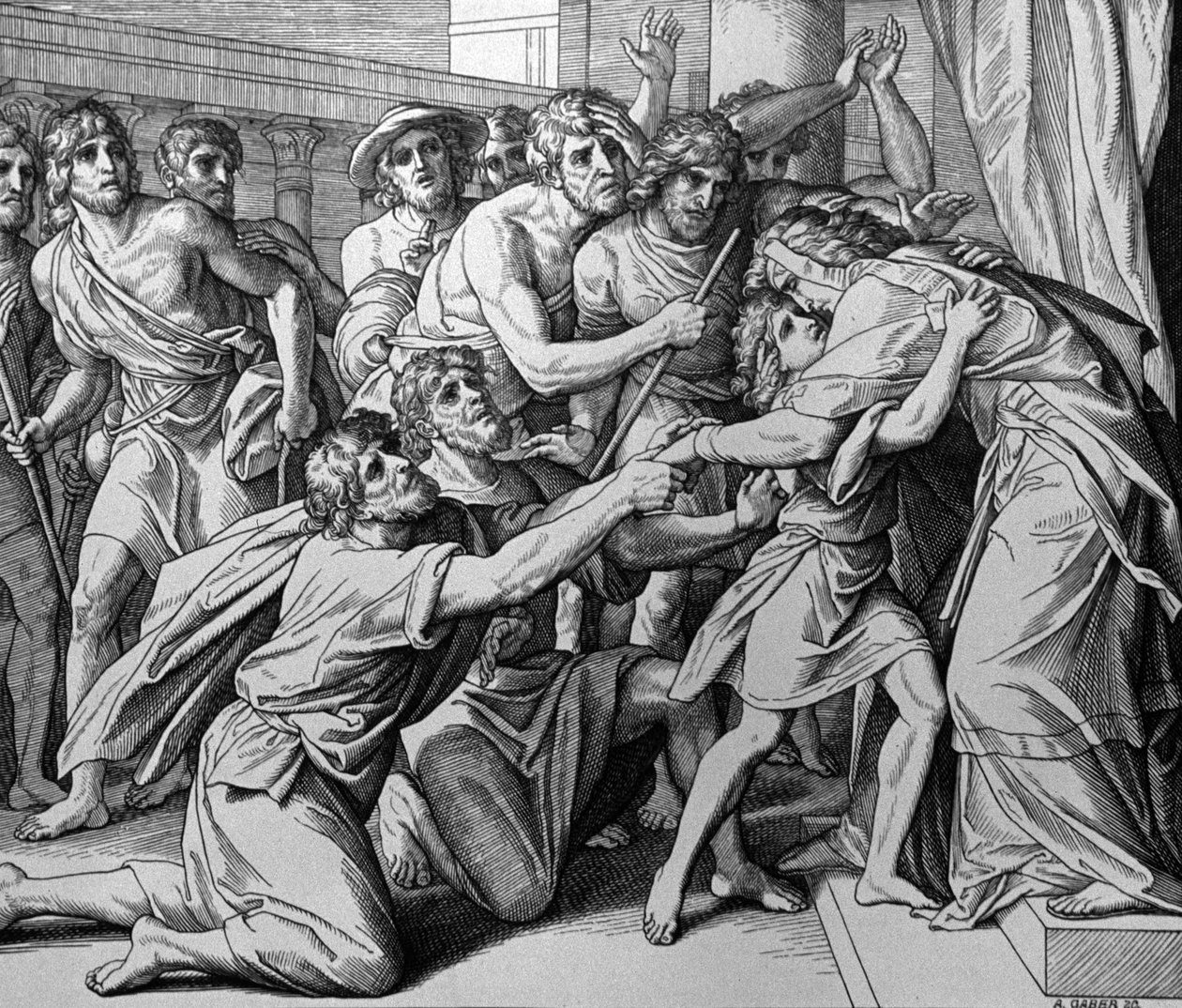 Josef a jeho bratři od Julius Schnorr von Carolsfeld