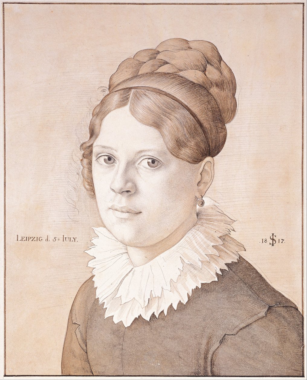 Portrét Henriette Schnorr von Carolsfeld, 1817 od Julius Schnorr von Carolsfeld