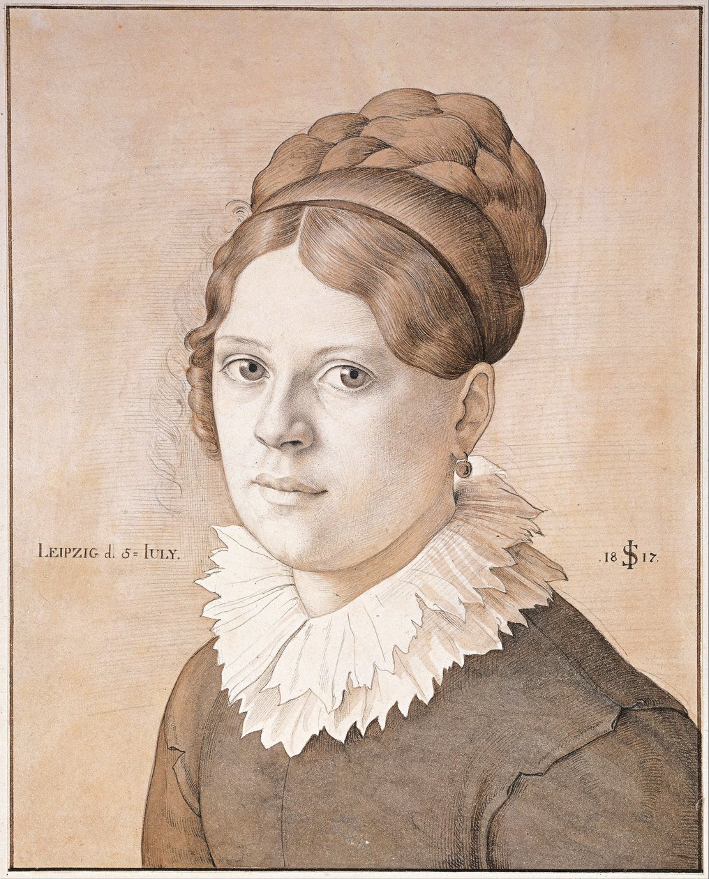 Portrét Henriette Schnorr von Carolsfeld, 1817 od Julius Schnorr von Carolsfeld