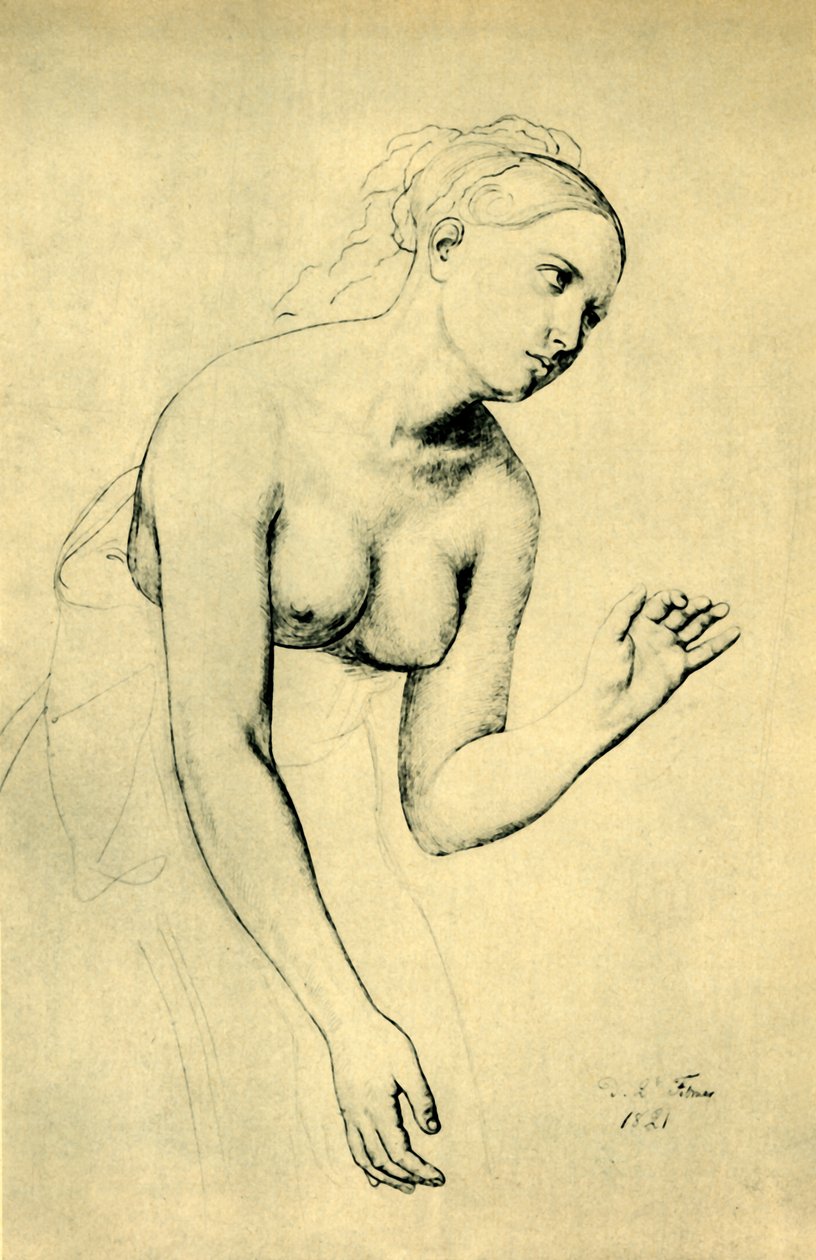 Polonahá žena, 1821, 1943. od Julius Schnorr von Carolsfeld