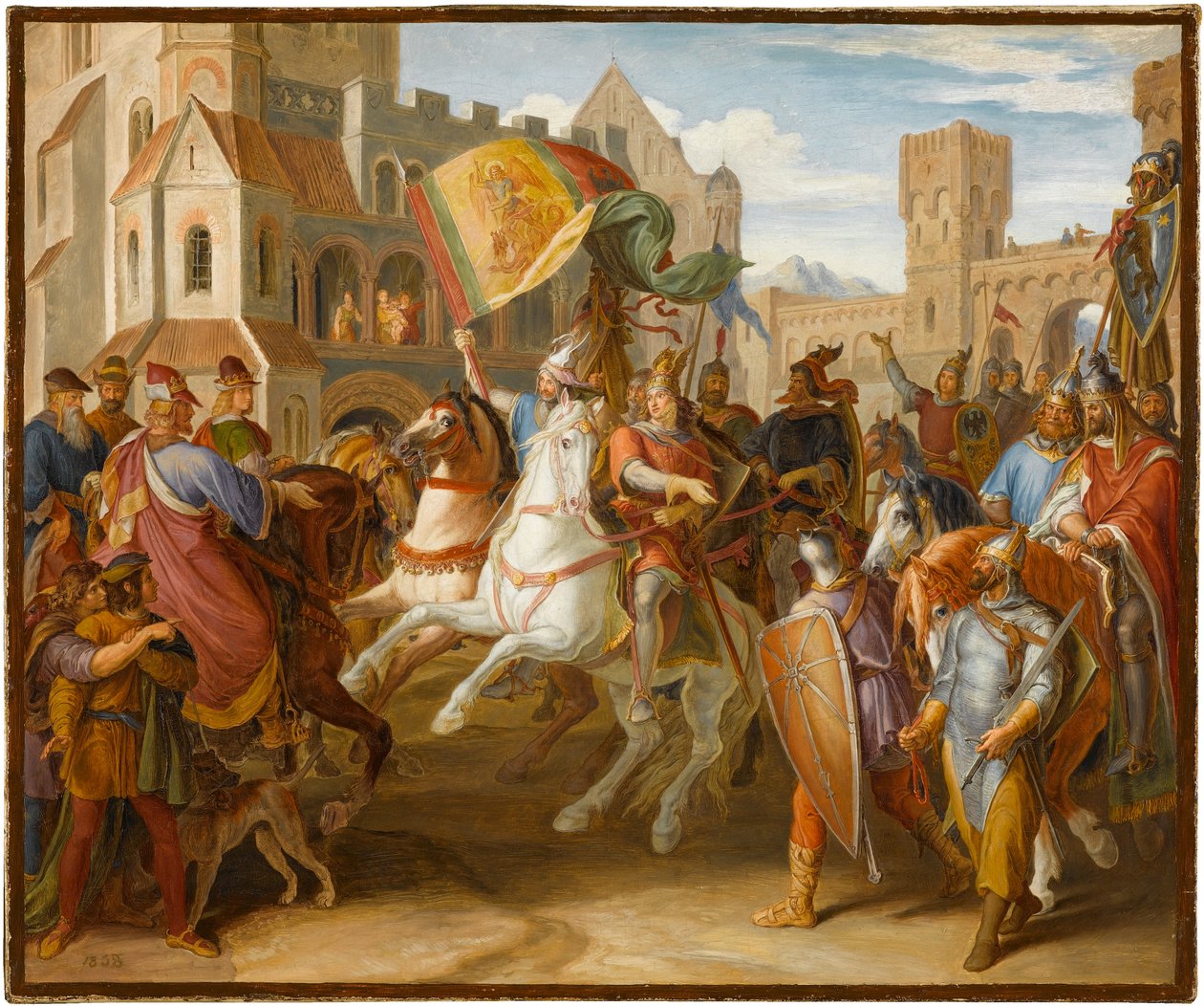 Siegfriedův vítězný návrat domů od Julius Schnorr von Carolsfeld