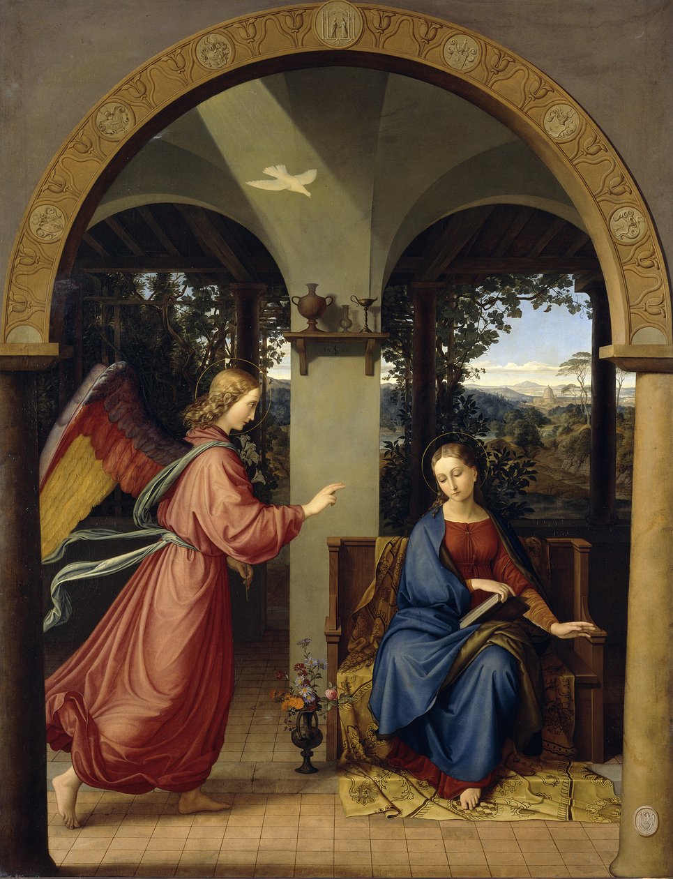 Zvěstování od Julius Schnorr von Carolsfeld