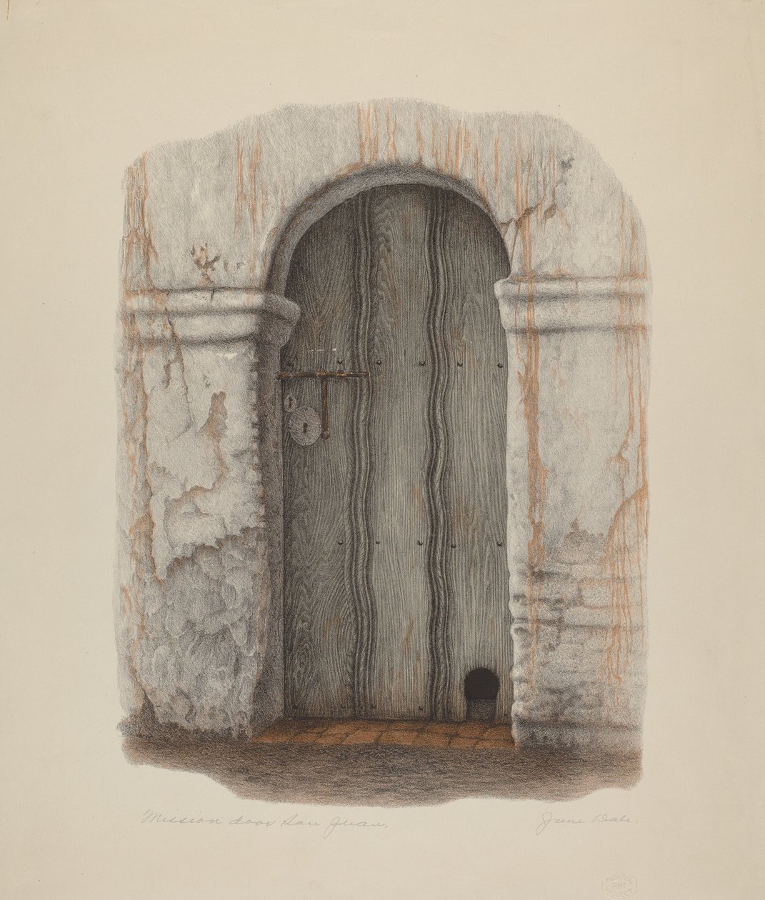 Mission Door San Juan od June Dale