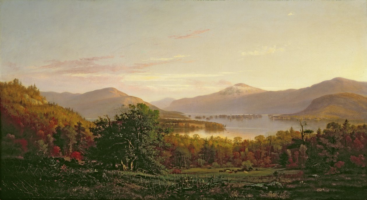 Pohled na jezero George od Junius R. Sloan