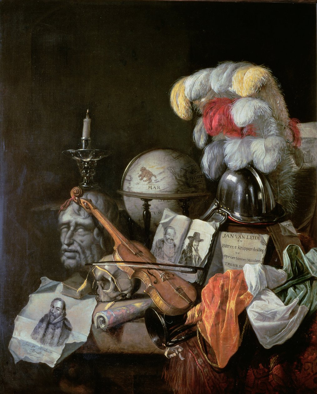 Vanitas (olej na plátně) od Jurian van Streeck or Streek